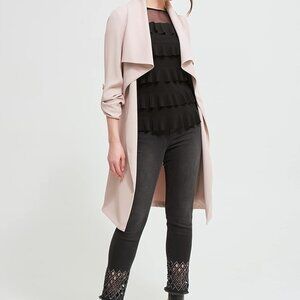 Joseph Ribkoff Womens Long Belted Coat Style 213654 Size 10